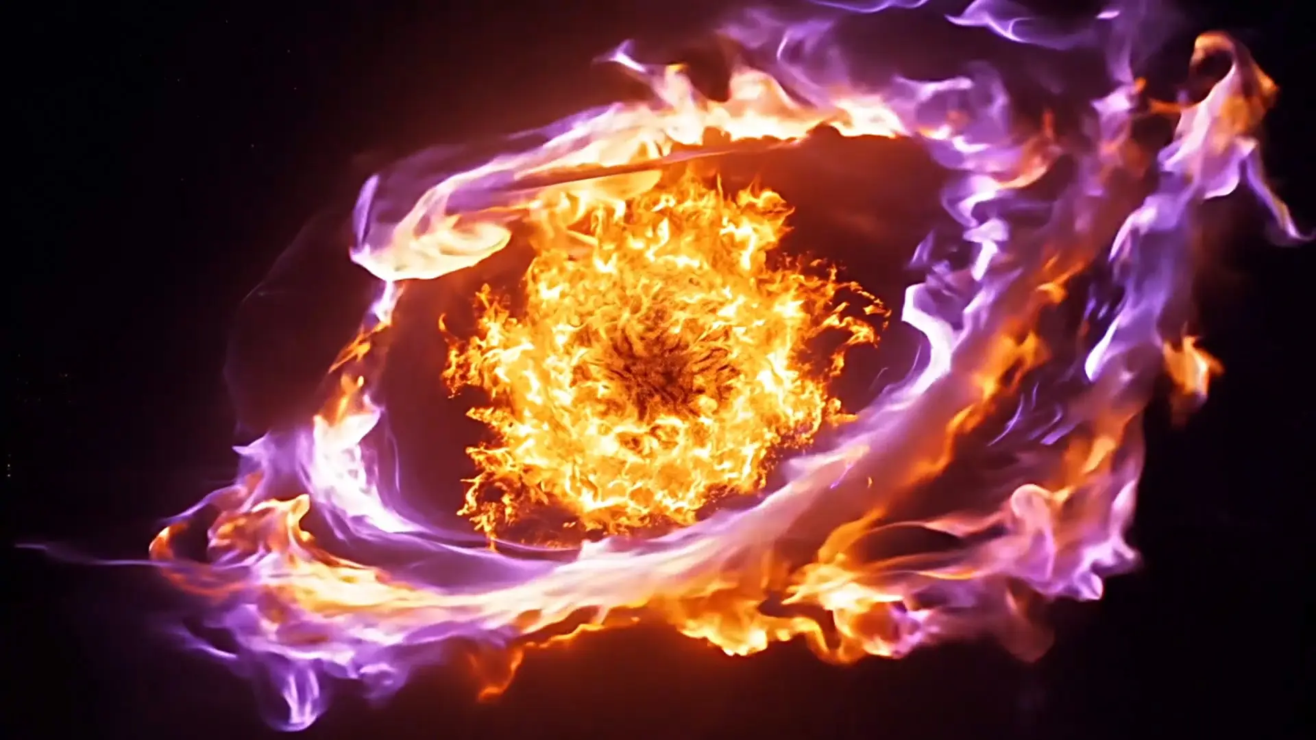 Epic Fiery Explosion Transition for Logo Animation